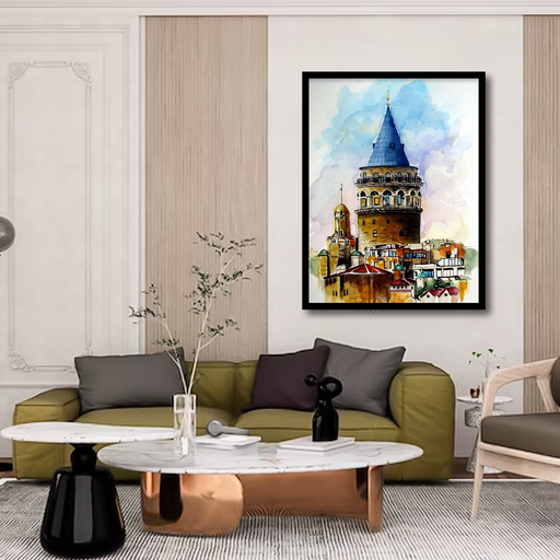 Galata Tower Canvas frames