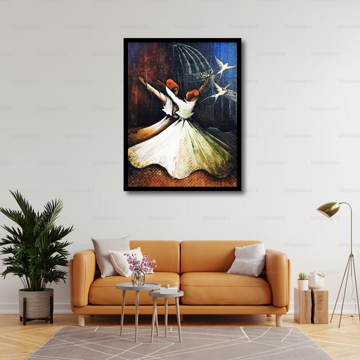 Whirling Dervishes Turkish Dance Canvas Farmes