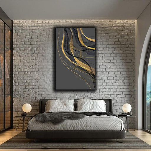 Abstract luxury wavy shape